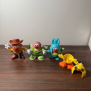 Toy Story 4 Mini Mr Potato Head Lot Woody Buzz Ducky